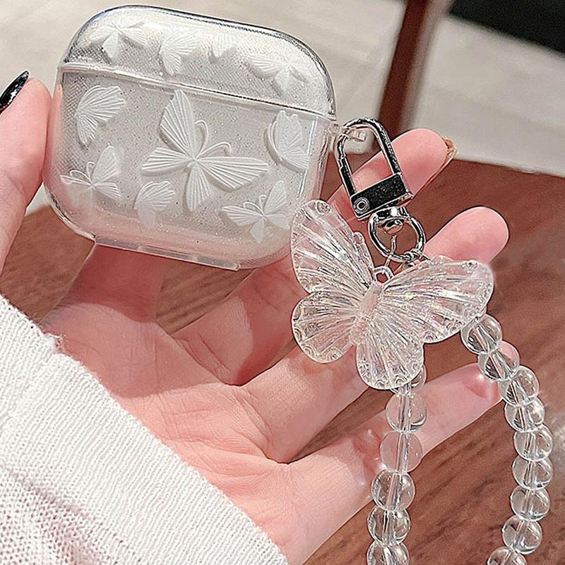 Product Introduction of Vỏ Bọc Tai Nghe Bluetooth AirPods Pro2iphone2 Thế Hệ, In Hình Bướm Lấp Lánh, Vỏ Bảo Vệ, Tương Thích Với AirPods 3 Phụ Kiện Earphone 6
