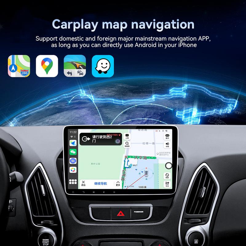Hộp Android Auto, Thiết Kế 2 Trong 1 Không Dây Carplay AI Box, Cắm Và Chạy, Áp Dụng Cho Ô Tô, Chuyển Đổi Carplay Có Dây Nguyên Bản Thành Không Dây, # 475317 3