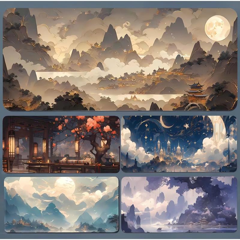 Phong Cảnh - Miếng Lót Chuột Bàn Phím Máy Tính Phong Cảnh Anime Đa Dạng Mẫu Mã
