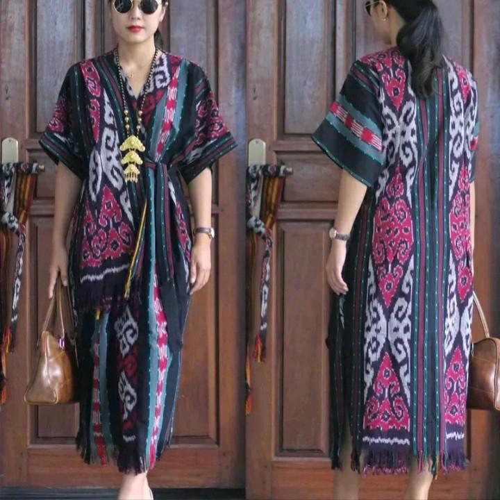 Dress Tenun | Dress Kondangan | Baju Tenun 1