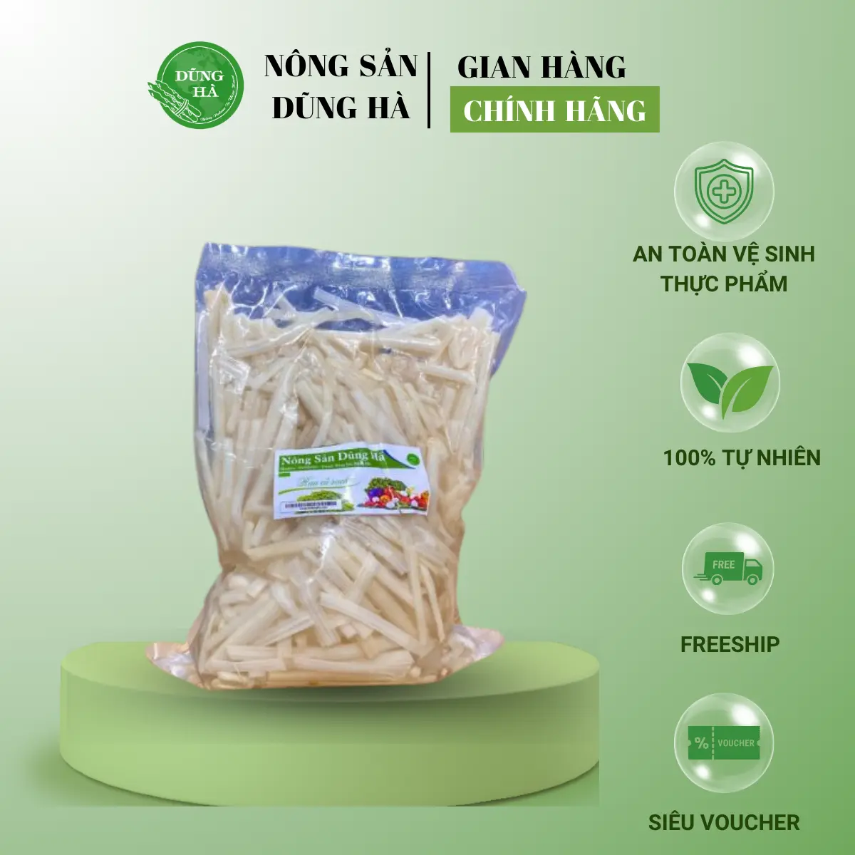 Ngó Sen ngâm sẵn chọn lọc, cắt lát sẵn đóng gói tiện lợi, nguyên liệu nhiều món ngon