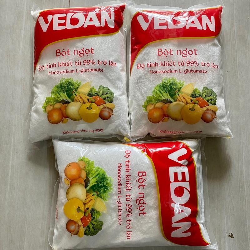 MỊN NHUYỄN 3 GÓI LOẠI 1KG MỊN F30.TỔNG NHẬN VỀ 3KG BỘT NGỌT VEDAN HẠT MỊN NHUYỄN THƯỜNG DÙNG TRONG GÓC BẾP GIA ĐÌNH Ngon Tự nhiên Gia vi gia đình