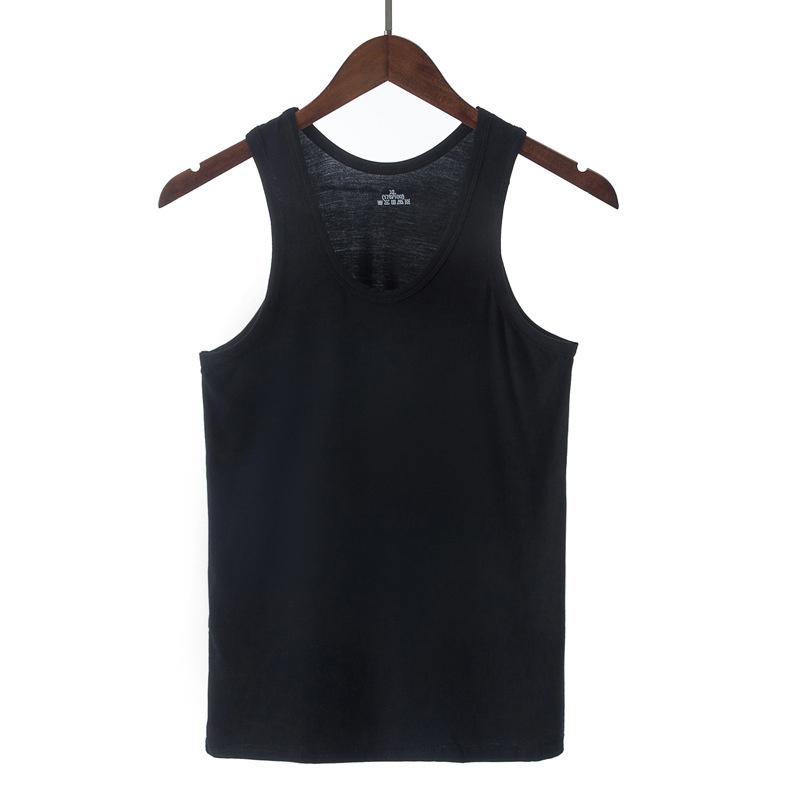 Quần Áo Nam, Mùa Hè, Ngoại Cỡ, Áo Ba Lỗ, Đen Trắng Xám, Áo Lót, Không Tay, Áo Vest Thể Dục, Áo Vest Tập Thể Hình Thường Ngày Hàng Mới Về 2