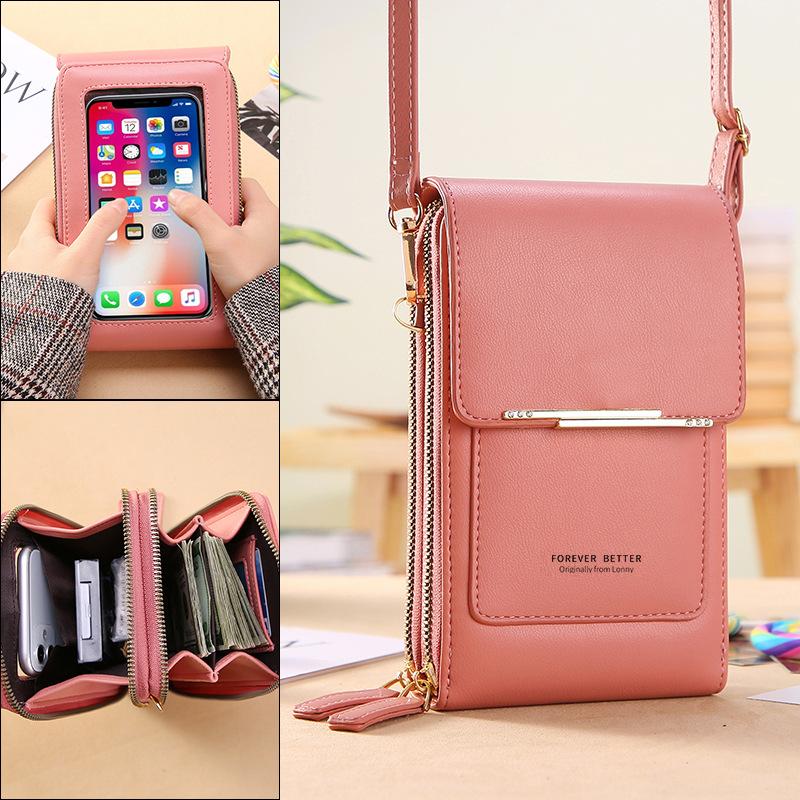 ELIPAPRO   9066 Women's Touch Screen Mobile Phone Messenger Bag 2025 New Fashion Key Change Bag 1