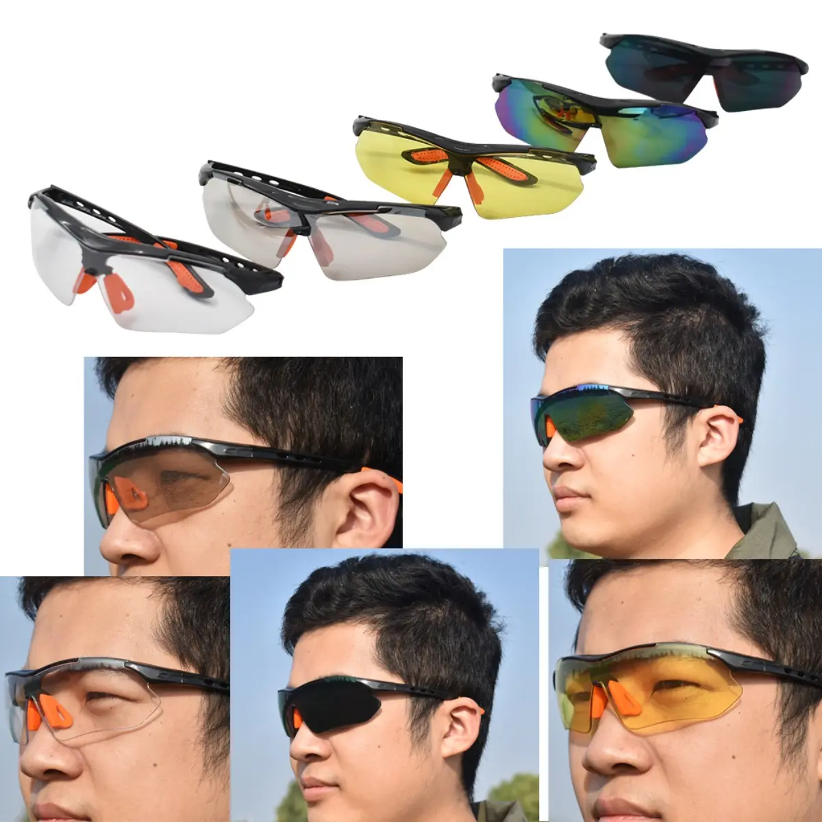 Outdoor Windproof Goggles, Beach Sunglasses, Cycling Blackout Glasses