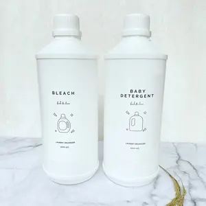 Refill BOTOL 1 LITER Sabun Minimalis Aesthetic Laundry Minimalis 1 Liter - Stiker Gambar Cleaning Liquid Cleaning Liquid