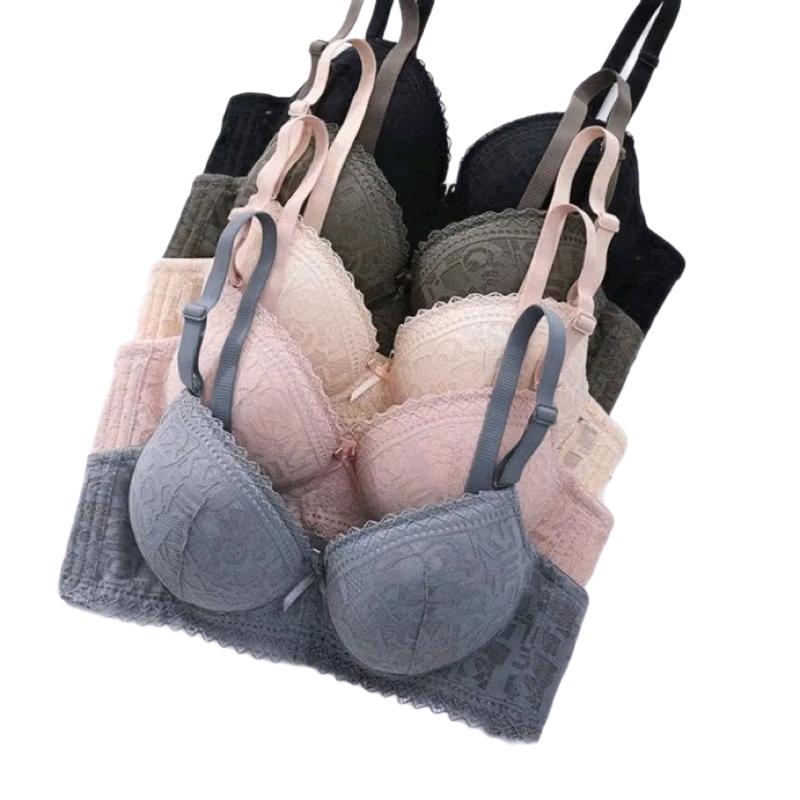  Áo lót ren đệm tim nâng đẩy đệm 5.5cm thupham mã 912 - Nữ Voi Kem lá ngực ko độn - Bra Women bodolot nuqb tạo su aolottan hinh 