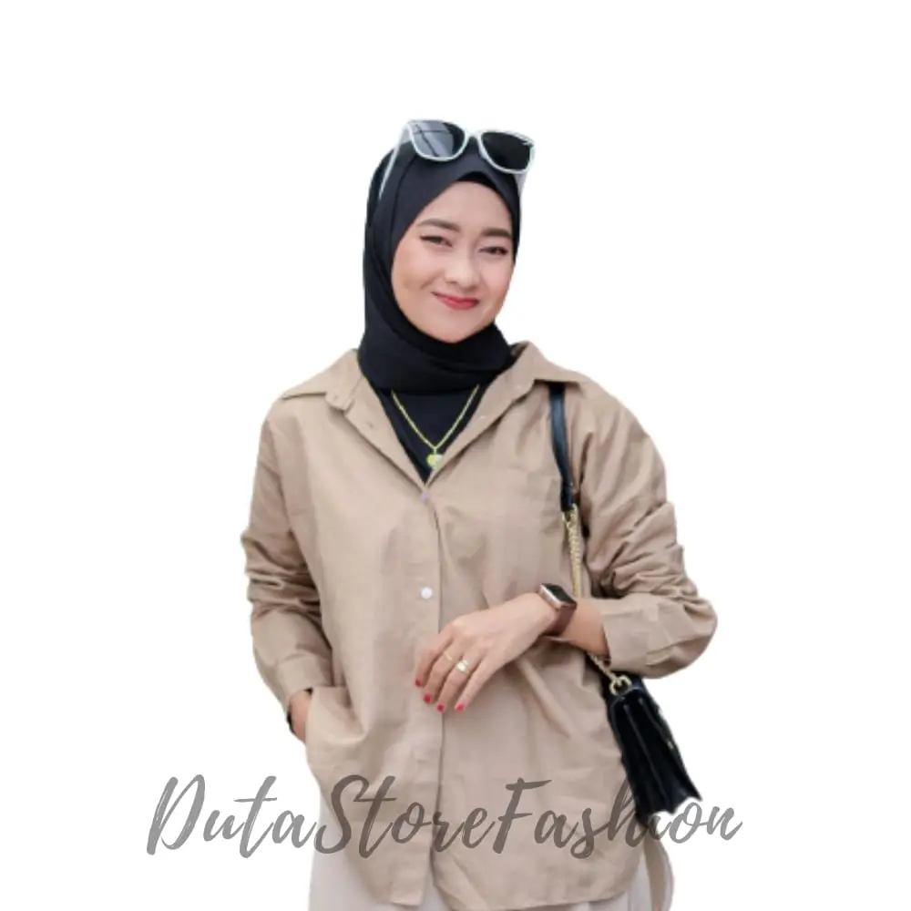 Kemeja Oversize Linen Wanita / Alea Shirt