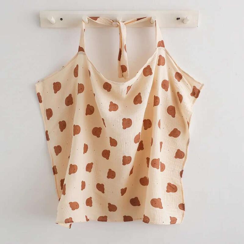 Product Introduction of New Cotton Mus Nursing Covers For Newborn Baby Swaddle Blankets Cute Outgoing Breastfeeding Shawl Towel Soft Sleeping Blanket 28