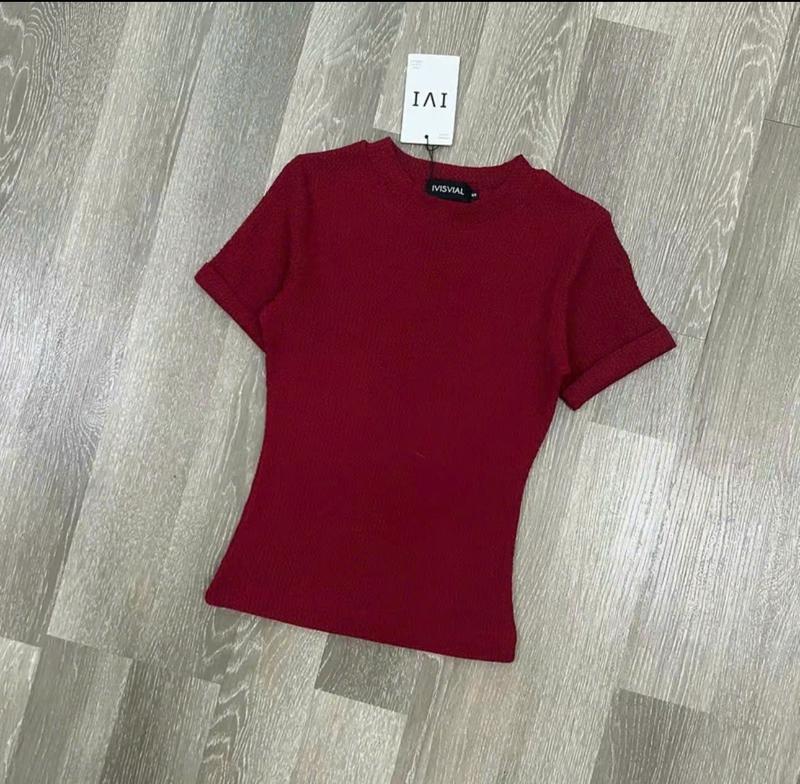 Áo phông cổ tròn chất len mềm Top Women - Design By LA Boutique (Mã K9) 5