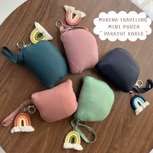 ZEITH - mukena traveling parasut travel travelling genggam mini pouch Muslim Wanita Mukenah