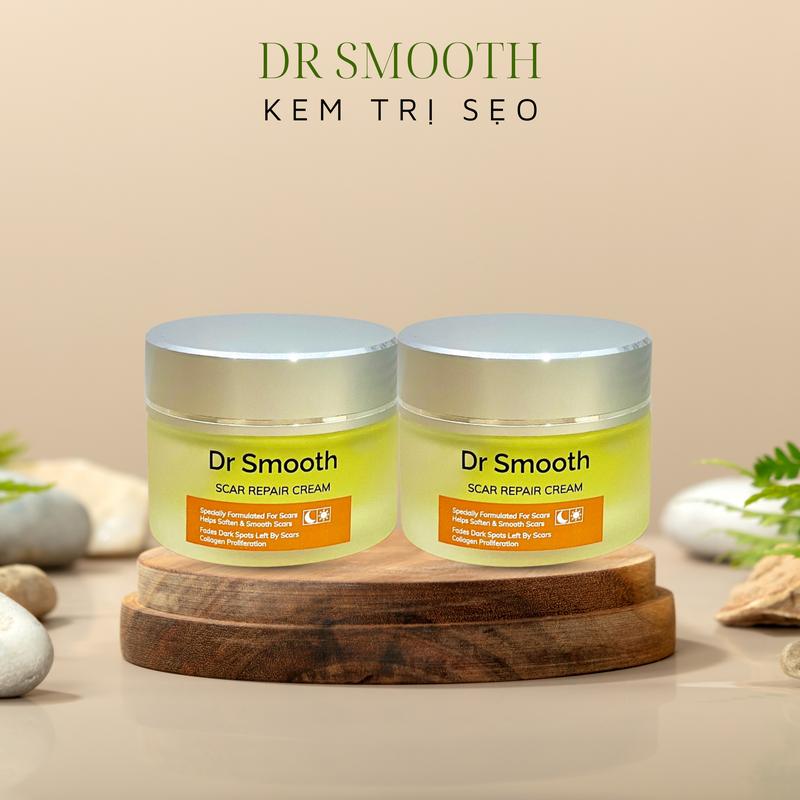  Combo 2 Kem trị sẹo nhiệt đới Dr Smooth 15ml - Trị sẹo lồi sẹo lõm sẹo lâu năm 