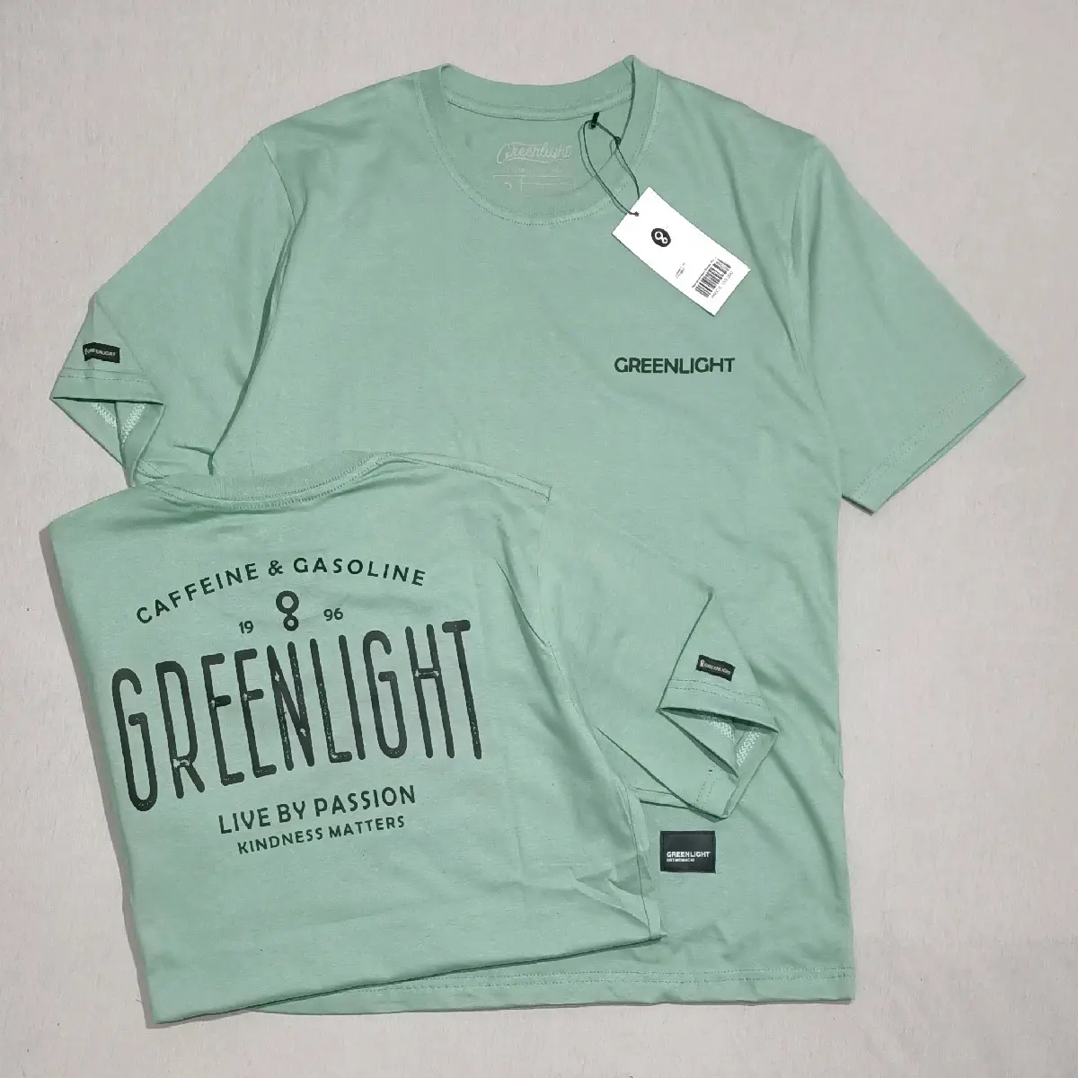 Kaos Distro Pria Best Seller P074 Free Stiker Santai Katun Greenbay Polos Baju Combed Sablon Simple High Lembut Nyaman Panjang
