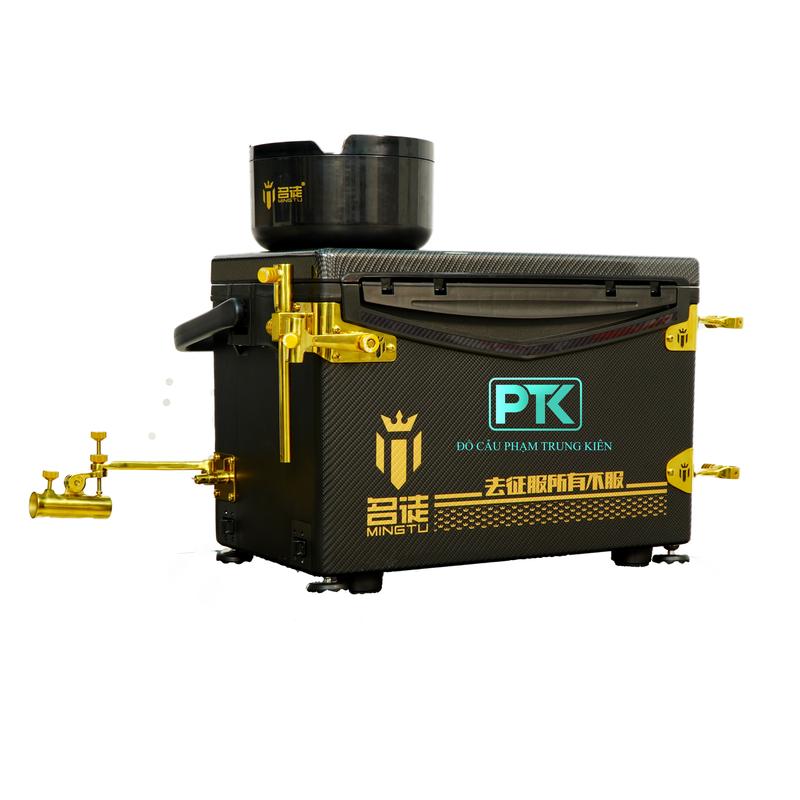 Thùng Câu Cá Mingtu 29L Pat INOX Cao Cấp