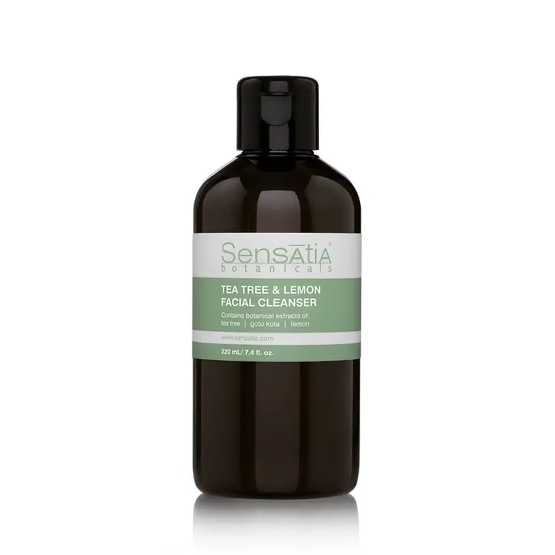 Sensatia Tea Tree & Lemon Facial Cleanser - 220mL / 7.4 fl.oz. 0