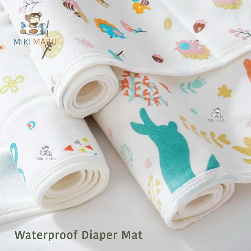 Mikimaru Waterproof Diaper Mat | Perlak Alas Ompol Bayi | Matras Bayi 2