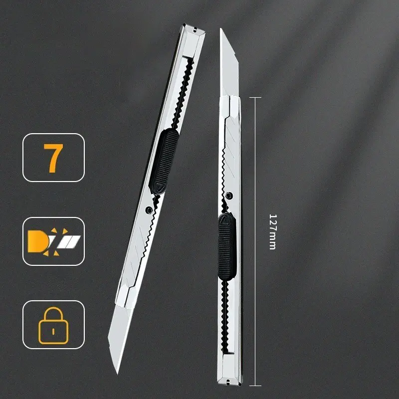 Dao Rọc Giấy Nhỏ Chất Liệu Bằng Inox Chống Gỉ Cao Cấp Mẫu Mới - LC5724 - Linh AnhTran17