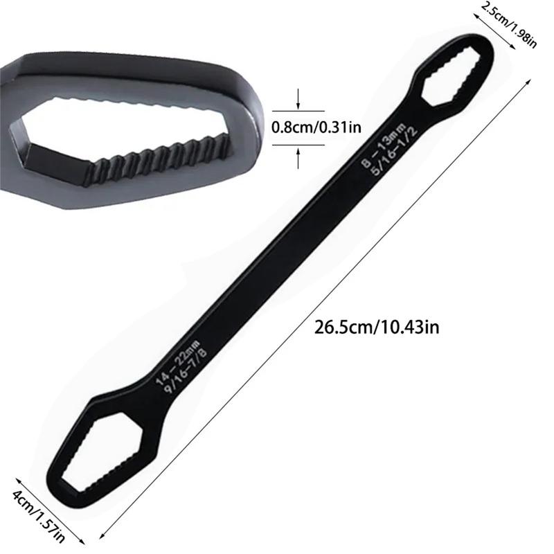 Universal Open-End Wrench, Self-Tightening Ring Spanner, Suitable For 8-22 Mm, Various Screws And Nuts 5