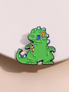 Broche de Diseño de Dinosaurio Lindo, Broche de Moda para Fiesta, Decoración Diaria de Ropa, Broche Exquisito y Combinable para Regalo de Cumpleaños