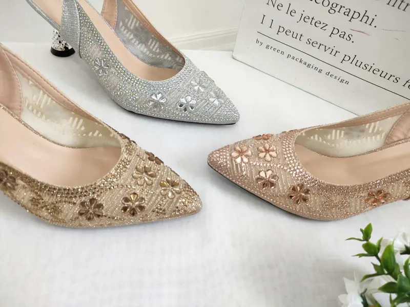 Simoncelli Sepatu Wanita Heels Tali Belakang 5 Cm Heels Pesta Kondangan Kuliah High Heels Import HXT-14 High 6