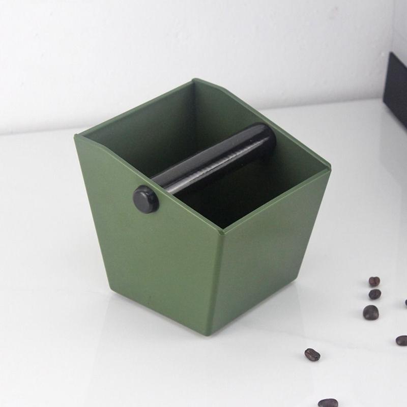 Product Introduction of Anti Slip Coffee Grounds Bucket Semi-automatic Diagonal Mouth Espresso Dump Bin Removable Knock Bar Space Saving Coffee Waste Bar Home 13