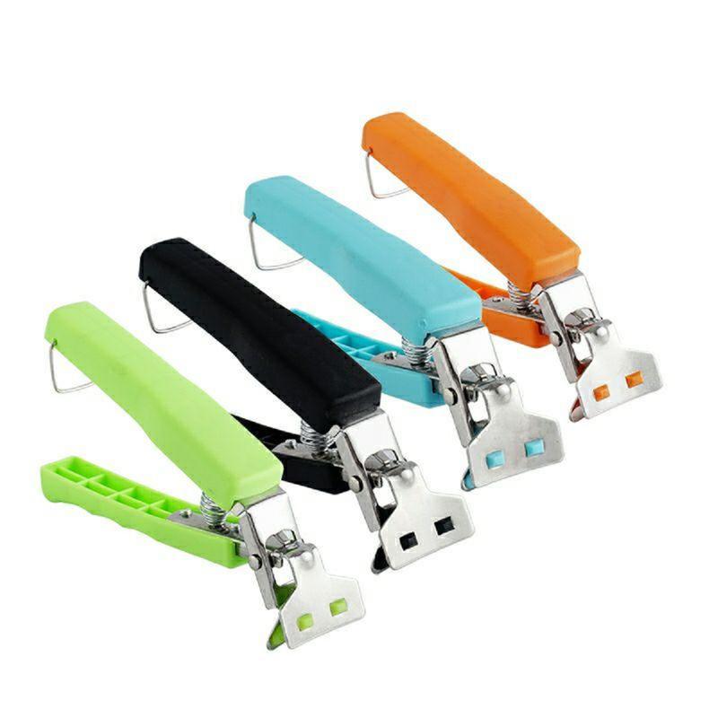 Kẹp Gắp Đồ Nóng Bằng Inox Cán Nhựa Chống Nóng lúc  lắc 0