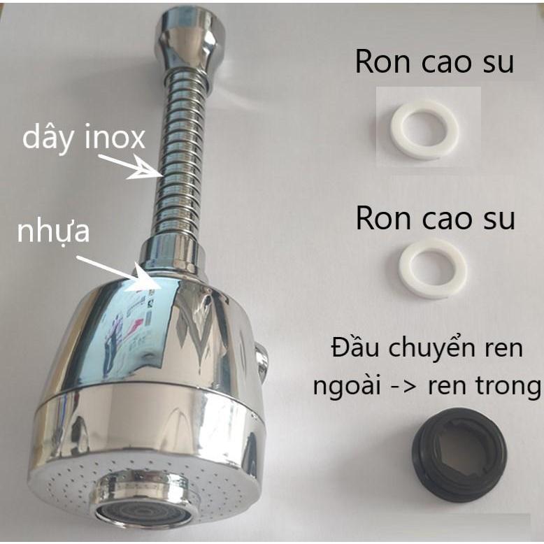 Vòi rửa chén xoay 360 chống bắn nước sang trọng bền bỉ 0
