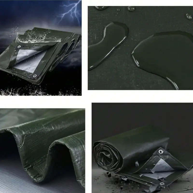 Waterproof Rain Cloth, 1 Count Thickened Sunshade Cloth, Outdoor Rain Cloth for Camping, Picnic, Hiking, Camping & Hiking Equipment 4
