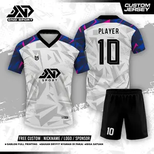 Jersey Futsal Paper Laser Grading Gratis Nama Nomor Logo Sponsor