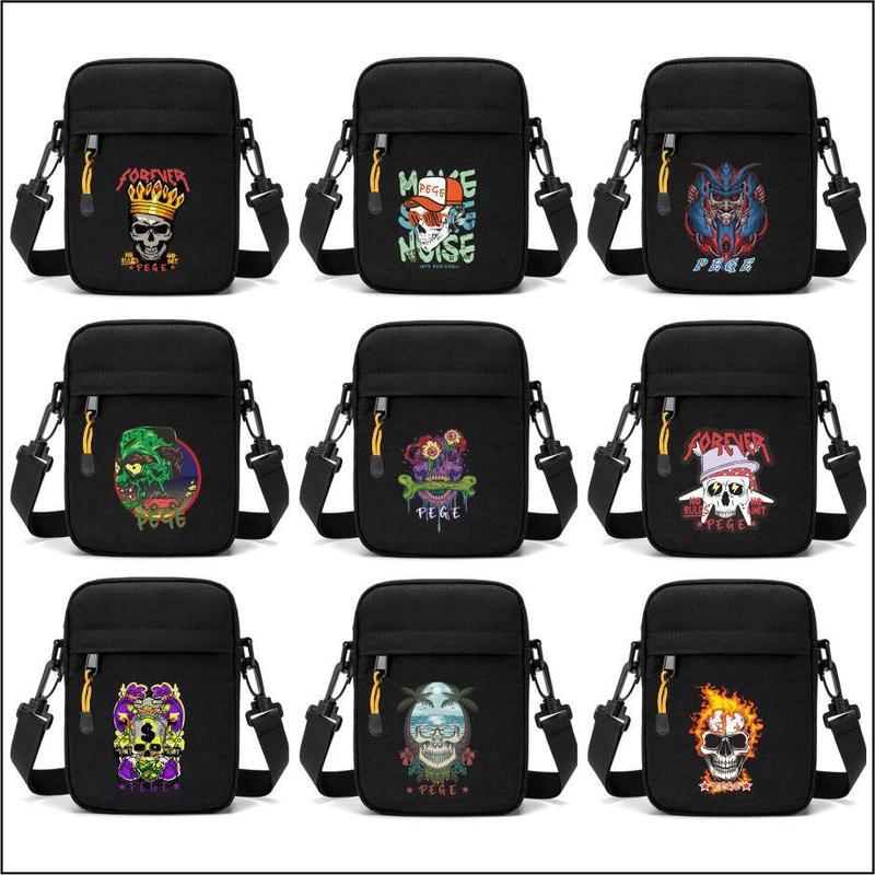 RAGAS PROMO Promo Tas Selempang Bahu Pria Motif Sablon Distro PEGE - PG 8942 Gratis ongkir 6