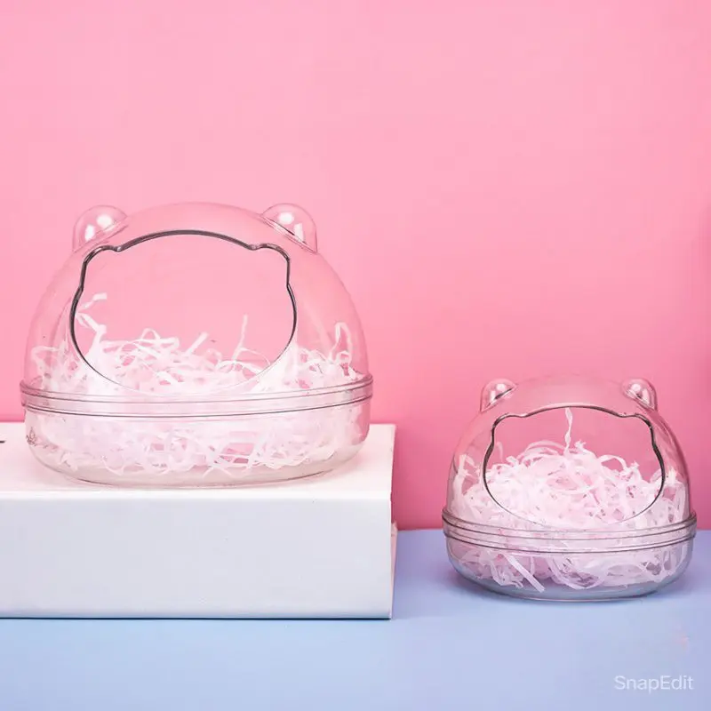 Nhà tắm Hamster size nhỏ, size to trong suốt 4