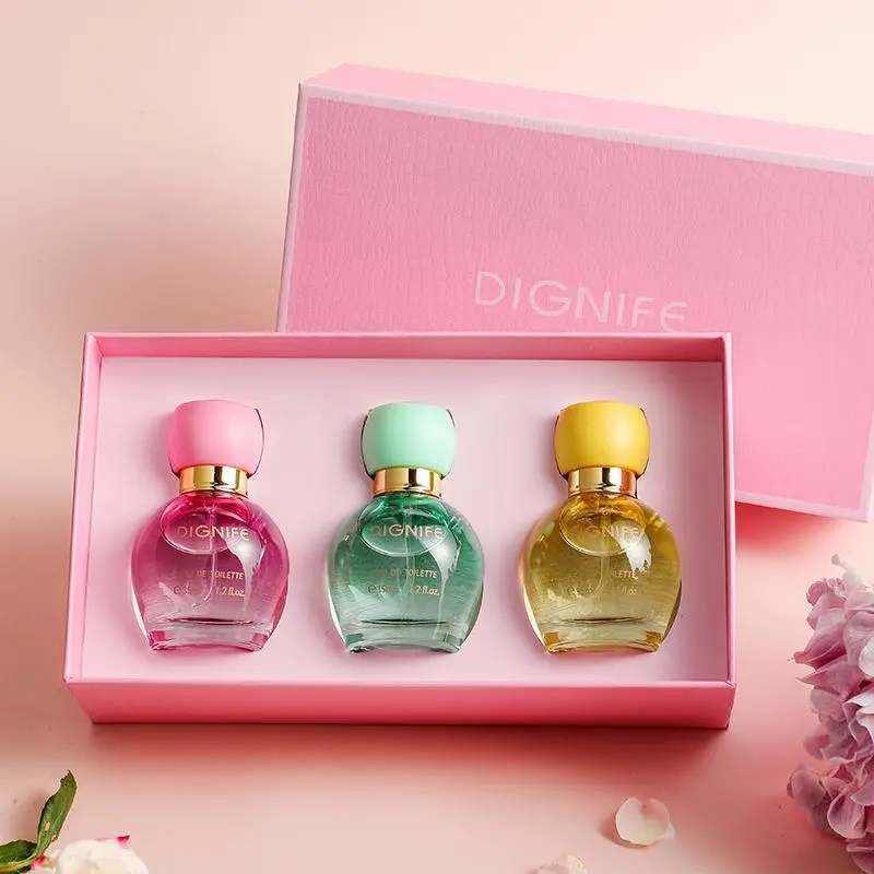 35ml Women's Perfume Set, 3 Counts/box Long Lasting Fragrance for Women, Elegant Fragrance for Daily Wear, Fashion Perfume for Party, Daily Clothing Decor 3