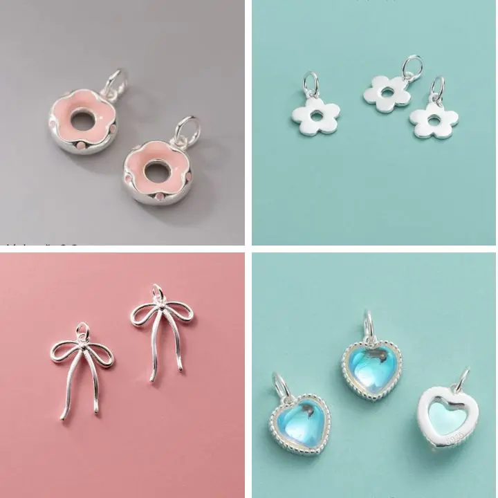 Lẻ charm xinh xắn gắn lắc tay, vòng tay handmade nhiều mẫu mã xinh xắn DIY 3