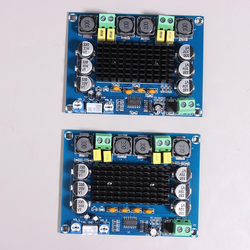 Product Introduction of Chip TPA3116 D2 XH-M543 12V 24V 120W*2 Dual Channel Digital Power Audio Amplifier Board 120W X2 TPA3116D2 13