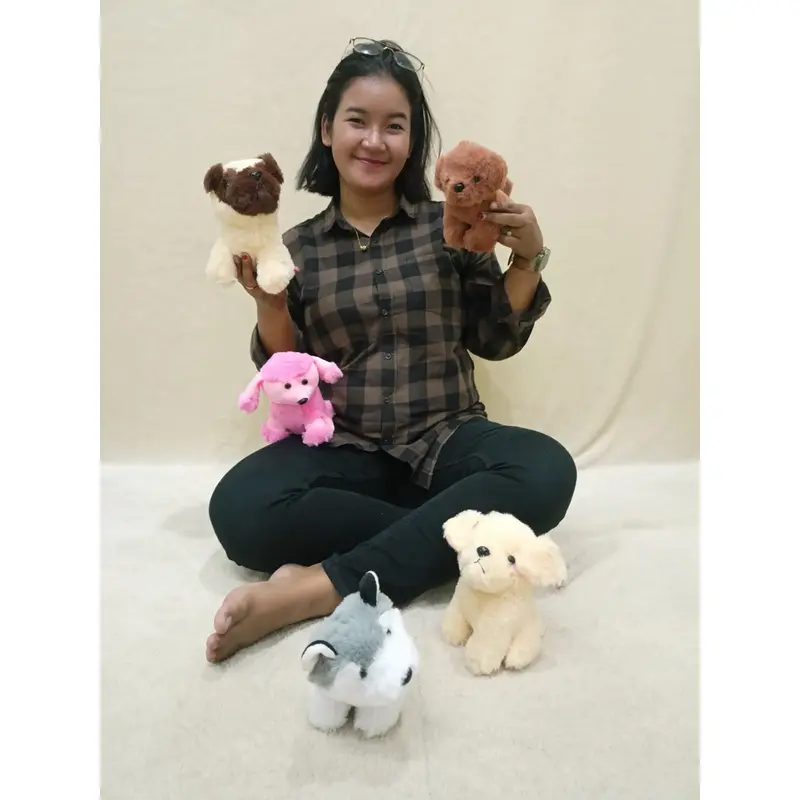 Boneka Anjing Lucu Husky Puddle Puppy Buldog 2