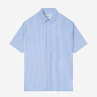 Gambar TENUE Kemeja Lengan Pendek - Office Hours - Pool Stripe - L dari Tenue de Attire Kota Administrasi Jakarta Selatan 3 Tokopedia