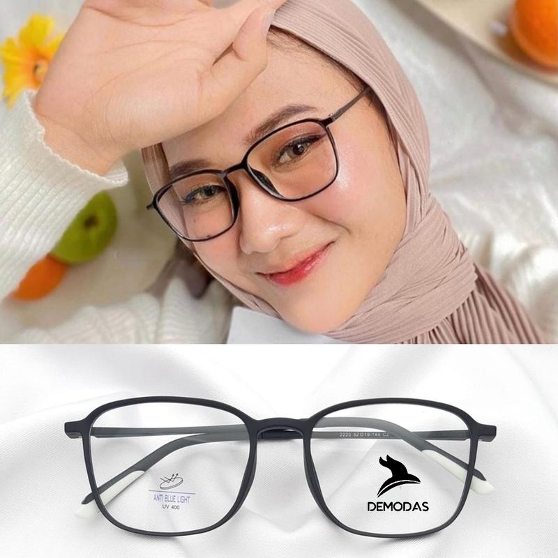 Kacamata Lentur Frame DG2225 Demodas Unisex dengan Lensa Bluecromic Photochromic Blueray Antiradiasi untuk Pria dan Wanita Photocromic 5