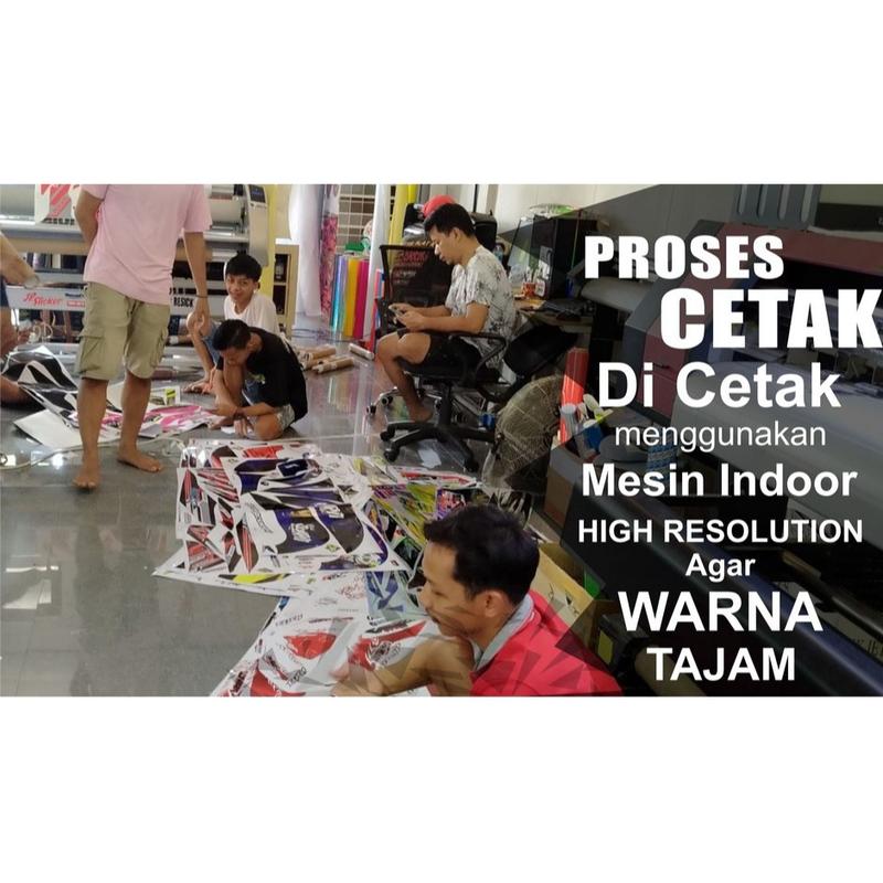 Striping Transparan Beat Striping Beat Deluxe 2020 - 2023  Sticker Variasi Beat Deluxe Beat Street AW 440 5