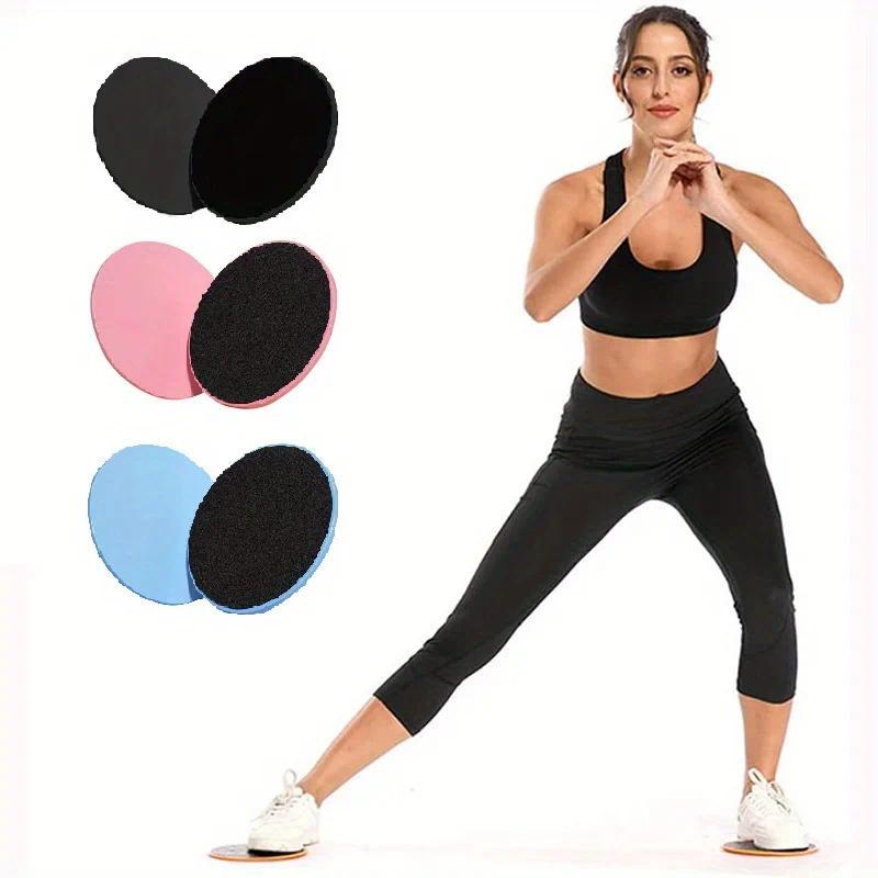 Product Introduction of 2Pcs Yoga Sliding Sliding Discs, Fitness Foot Sliding Pads, Workout Equipment For Abdominal Core Training, Body Shaping 8