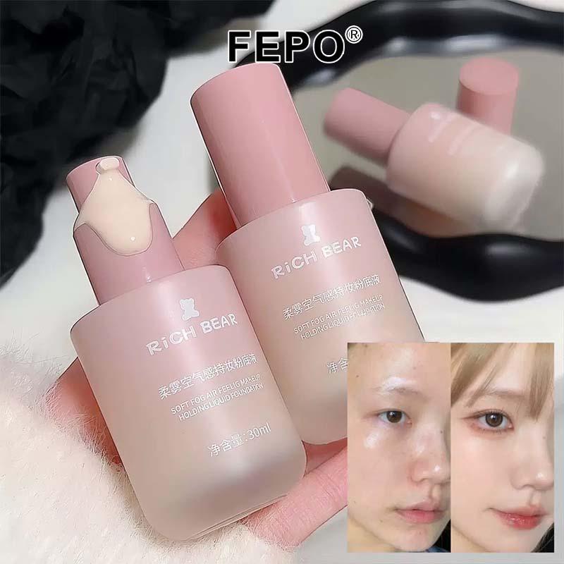 Kem Nền Dạng Lỏng Lì Sương, Kem Nền Dạng Lỏng Cách Ly, Không Thấm Nước, Che Khuyết Điểm, Làm Sáng Da, Kem BB, Thích Hợp Cho Người Mới, Làm Sáng Da Tự Nhiên, Giữ Lớp Trang Điểm Cả Ngày, Mỹ Phẩm