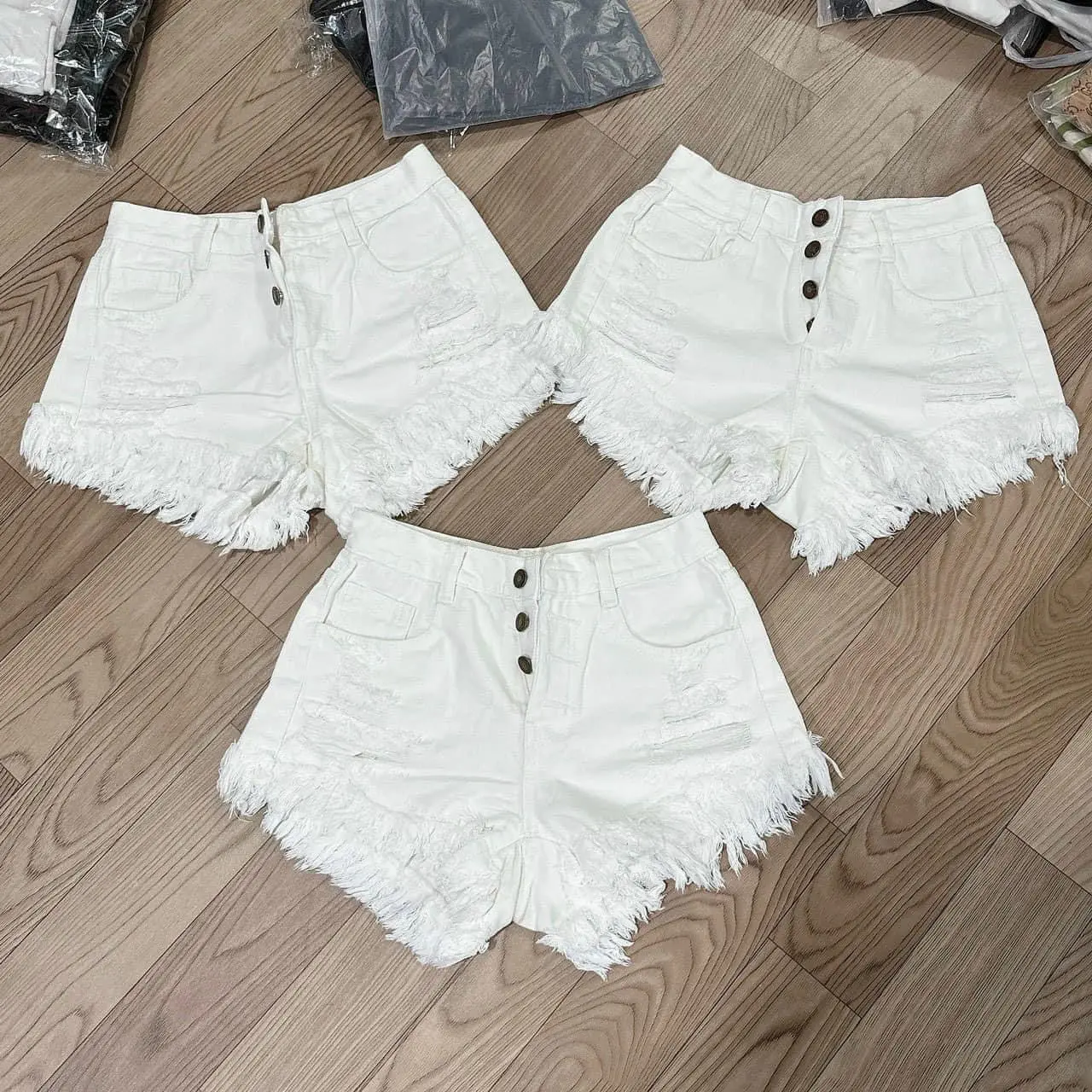 Tổng hợp quần sọc jean không co giãn