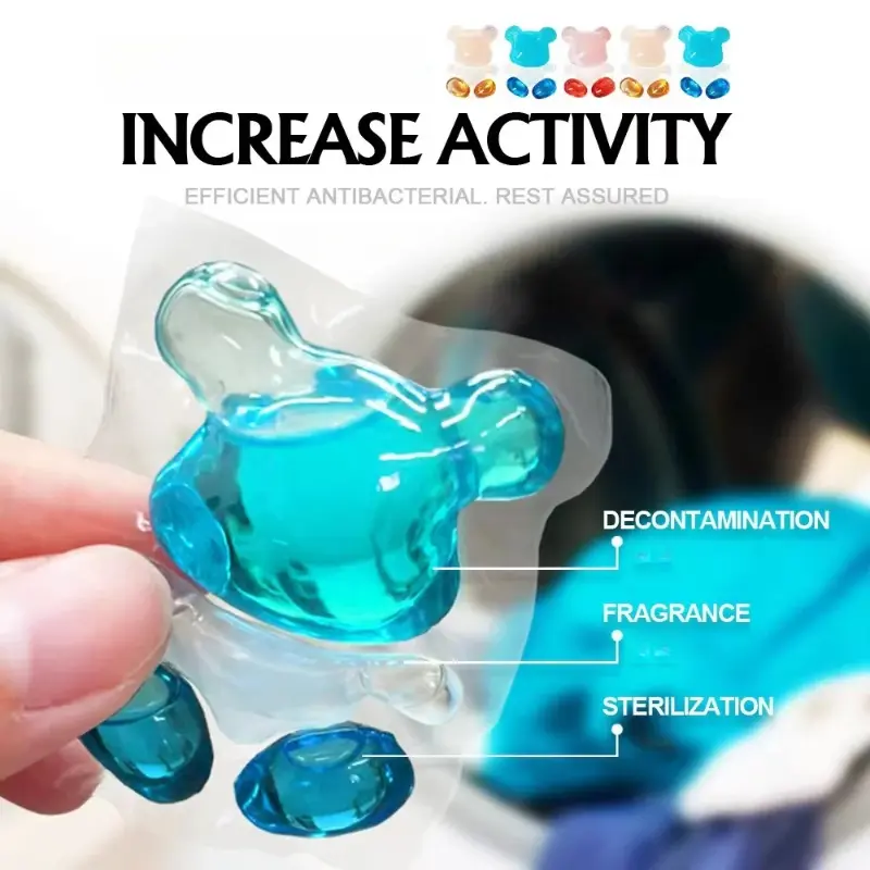 Laundry Gel Home Package Long Lasting Fragrant Beads Laundry Solution Box Cleaning and Washing Capsules Household