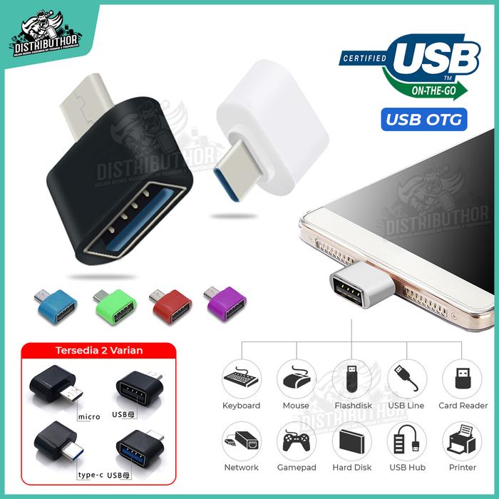 Jual OTG Mini micro usb type C hp laptop Sambungan usb port handphone ...