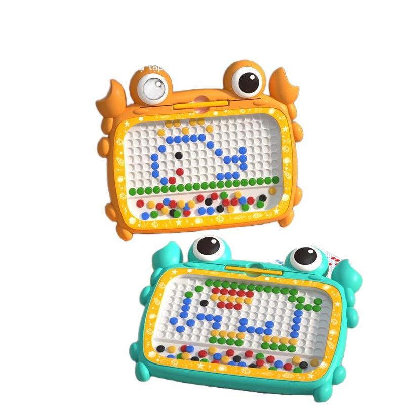 Đồ Chơi Bảng Vẽ Nam Châm Xếp Hình Chú Cua Tặng Kèm Bút Bi Nam Châm Từ Tính Đồ Chơi Giáo Dục Phát Triển Trí Tuệ Cho Bé do choi