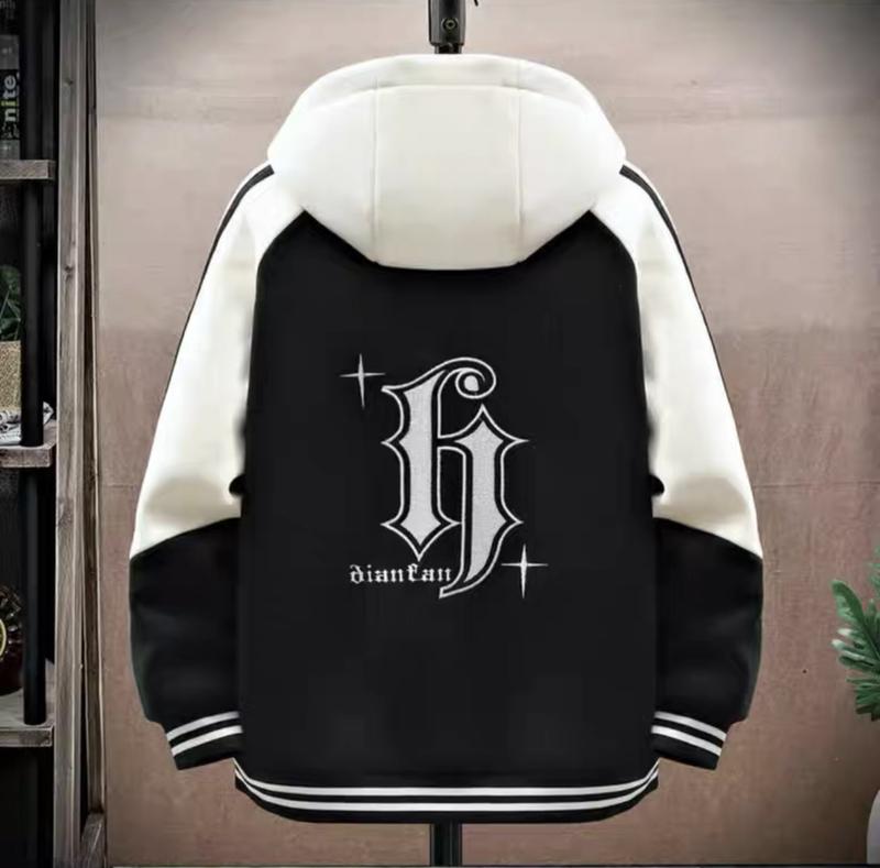 Product Introduction of Áo Hoodie Nam Nữ Hoạ Thêu Hoạ Tiết Chạy Viền Tay Phối Màu Tinh Tế Đẹp Chất Menswear Dài Tay Đen 18