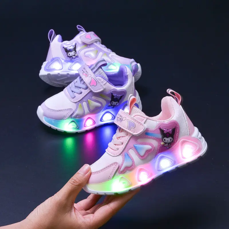 Giày kurumi, giày phát sáng cho bé gái, giày thể thao kurumi cho bé gái rất mềm êm chân mẫu mới nḣất Hot Sandal 7