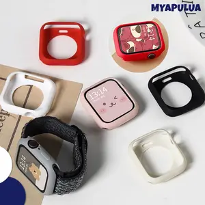 Jam Tangan Silicone Case for Huawei Watch Fit 4 / Huawei Watch Fit 4 Pro / Huawei Watch Fit 3 Soft Cover Anti Gores Bumper Screen Protector Frame Accessories for Smartwatch Huawei Fit 3 4 4 Pro