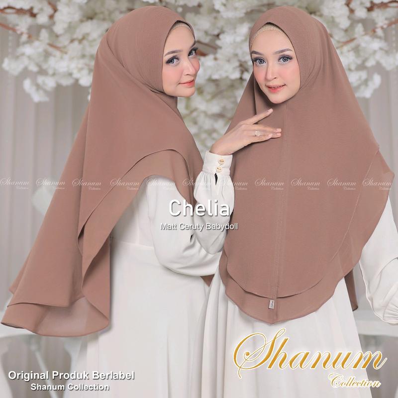 KHIMAR CHELIA  KERUDUNH SYARI JUMBO CERITY BABYDOLL ARMANY PREMIUM 3