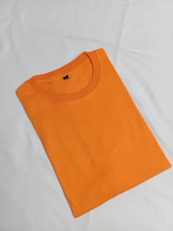 Kaos Polos Kuning Series,Kuning Kenari,Kuning Mas, Kuning Mustard, Kuning Orange Katun Polos Mustard Combat Pendek Distro Pria Nyaman 5