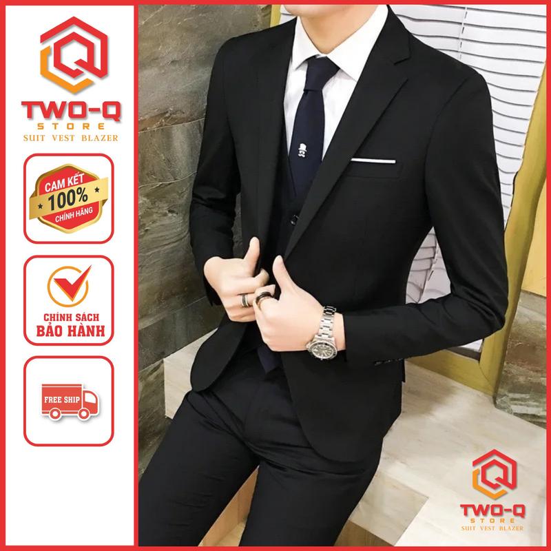 Áo Vest Nam , Áo Blazer Nam thiết kế chuẩn form dáng Hàn Quốc - TwoQ STORE